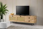 Hanah Home Hapsiyas 180 Soporte de TV Roble y Negro